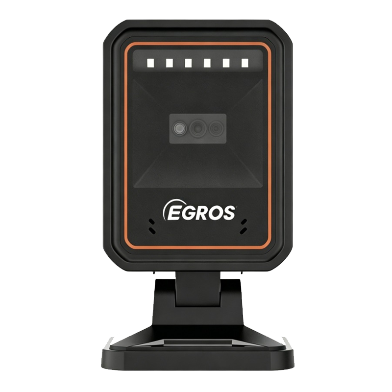 2D Barcode Scanner Tabletop with USB Interface,Black EGROS EG3015